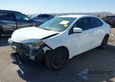 2016 Toyota Corolla Le from USA, damaged, VIN 2T1BURHEXGC681186